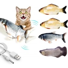 Marsilyan- Hareketli Balık Kedi Oyuncağı Şarjlı