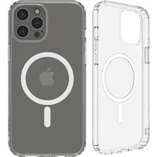 FRY Ally iPhone 13 Pro Max Magsafe Uyumlu Manyetik Kılıf Silikon KILIF-(5775)