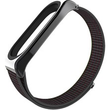 FRY Mijobs Xiaomi Mi Band 4-3 Nylon Kayış KORDON-(5775)