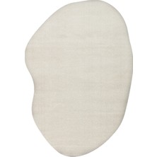 Eko Halı Zen Amorf 02 Light Stone Özel Şekilli Kesim Yumuşak Dokulu Hav Vermeyen Sıkı Dokuma Makine Halısı