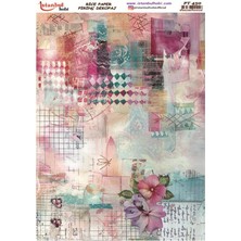 E Hobici Pirinç Dekopaj Kağıdı 30X42CM PT-450 Mix Retro