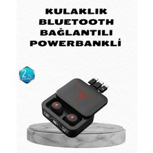 Marsilyan Powerbank Özellikli Bluetooth Kablosuz Kulaklık – Dokunmatik Kontrol, Uzun Pil Ömrü, Ergonomik Tasarım