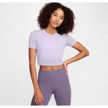 Nike Sportswear Essential Crop Lila Kadın T-Shirt FB2873-511