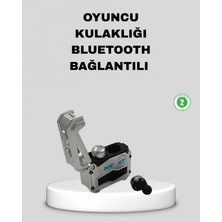 Marsilyan Ipx5 Su Geçirmez Kablosuz Bluetooth Kulaklık – Powerbank Şarj Kutulu, Düşük Gecikmeli Oyun Modu