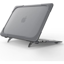 FRY Macbook Air 11A1370A1465 Şeffaf Standlı Koruyucu KILIF-(5775)