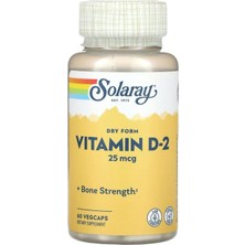Solaray D-2 Dry Form 25 Mcg 60 Kapsül