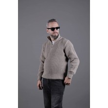 Ohepmoda Yarım Fermuarlı Kalın Erkek Kazak
