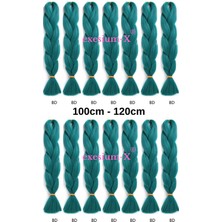 X-Pression Afrika Örgüsü ve Rasta Için Sentetik Saç 100GR-BD