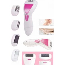 Marsilyan 4 Başlıklı Bakım Cihazı Epilatör Tüy Alma Makinesi Topuk Törpüsü