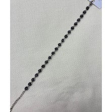 Birtakıı Nazar Boncuğu Gümüş Renk Bileklik