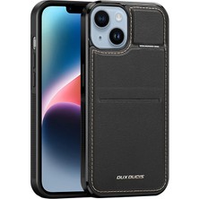 FRY Dux Ducis iPhone 14 Plus Rafi Series Magsafe Premium Deri KILIF-(5775)