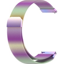 FRY 20MM Samsung Watch Huawei Watch Kayışkordon Metal Milano LOOP-(5775)