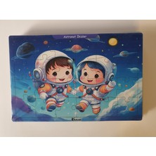 Keskin Color Ahşap Puzzle 35 Parça 20X30 cm Astronot