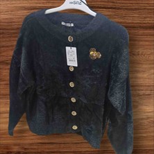 Joyinjoy 7534 Angora Düğmeli Kisa Ceket Standart