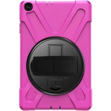 FRY Galaxy Tab A7 10.4 SM-T500-T505-T507 Kılıf Shockproof 3 Katmanlı Standlı Zırh Kılıf Kalem YERLI-(5775)