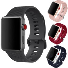 FRY Ally Apple Watch 7-8 41MM 6-5-4 40MM Sport Soft Silikon Kayış Watchbelt 3-2-1 38MM-(5775)