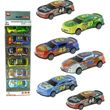 Mixoyuncak Oyuncak Metal Arabalar 6'lı Set Spor Arabalar Çek Bırak 12 cm