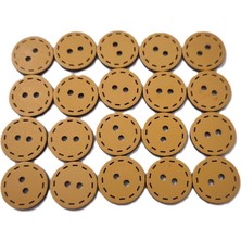 Çillor 60 Adet/1kokonat Düğme Dikişli/30 Adet 18BOY-11,4MM-450İNÇ/30 Adet 28BOY-17,8MM-0700 Inç