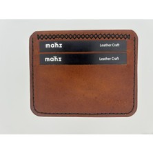 Mahz Yol Serisi El Yapımı Minimal Kartlık Hakiki Deri – Kahve