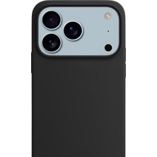 Piyasa Sepeti Apple iPhone 17 Pro 6.3'' Liquid Lansman Silikon Kılıf Mat Siyah