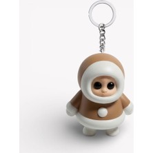 Xtoys Kadın Eskimo Anahtarlık, Çanta Charmı ve Aksesuarı, Sevgiliye Hediye Hareketli Kutup Figürü | Iglu