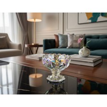 Rova Tr Lüks Titanyum Kaplama Çok Amaçlı Cam Kase Seti – Meyve, Tatlı, Sütlaç ve Atıştırmalık Sunumu için (6 Adet)