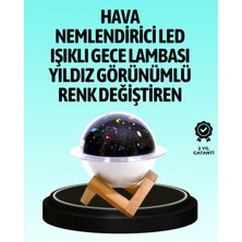 Marsilyan USB ile Çalışan Projektörlü Aromaterapi Nemlendirici Masaüstü Kullanım Için Uygun