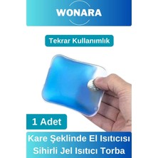 Wonara #cepsobası Deluxe Soğuk Havada Sihirli Kışlık Avuç Içi Yeniden Kullanımlı Kare Şeklinde Jel Isıtıcı