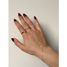 Aurah Mini Taş Detaylı Şahmeran