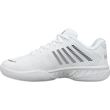 K-Swiss Hypercourt Express 2 Kadın Tenis Ayakkabısı Beyaz-Siyah-Beyaz Nefes Alabilir Yapı