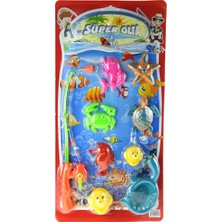 Mixoyuncak Oyuncak Olta Seti Mıknatıslı 9 Parça Süper Olta Seti