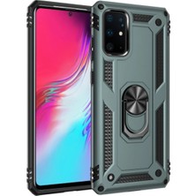 FRY Ally Sm Galaxy S20 Yüzüklü Kılıf Armor Shockproof Ring KILIF-(5775)