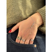 Aurah Silver Renkli Taşlı Şahmeran