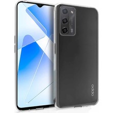 FRY Ally Oppo A55 5g Kılıf Kamera Korumalı Ultra Ince Şeffaf Silikon KILIF-(5775)