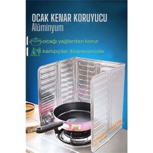 Nirvado Shop Hsnet Ocak Kenar Koruyucu Alüminyum Levha - Ev Kamp Karavan Ocak Koruyucu