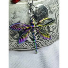 She Believed She Could So She Did | Gökkuşağı Renkli Yusufçuk Matal Anahtarlık