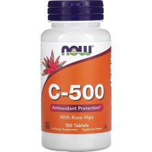 Now Foods, C-500 With Rose Hips, 100 Tablet
