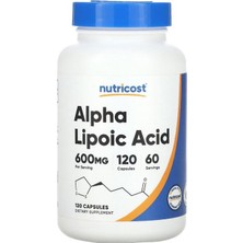 Nutricost Alpha Lipoic Acid 600 Mg 120 Kapsül