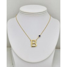 Jade'm Gold Çelik Harfli Kolye