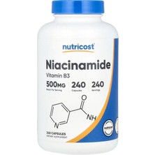 Nutricost Vitamin B3 (Niacinamide) 500 Mg 240 Kapsül