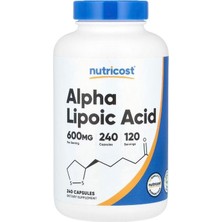 Nutricost Alpha Lipoic Acid 600 Mg 240 Kapsül