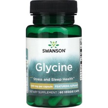 Swanson Glycine, 500 Mg, 60 Veg.kapsül.usa Menşei.dmmedicine\'den