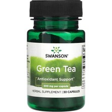 Swanson Green Tea 500 Mg 30 Kapsül.usa Vers.