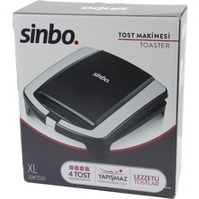 Ankaverse Xl Elektrikli Tost Makinesi 4 Tost Yapışmaz Yüzey 1500W SSM-2550 (5286)