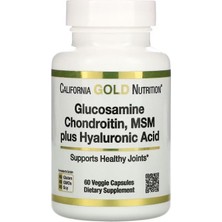 California Gold Nutrition, Glucosamine Chondroitin, Msm Plus Hyaluronic Acid, 60 Veggie Kapsül