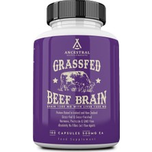 Ancestral Supplements Grass Fed Beef Brain 500 Mg 180 Kapsül