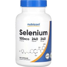 Nutricost Selenium 100 Mcg 240 Kapsül