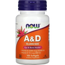 Now Foods A & D 10,000/400 100 Softgels