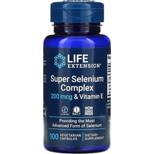 Life Extension Super Selenium Complex & Vitamin E, 200 Mcg, 100 Vegetarian Capsules