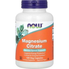Now Foods Magnezyum Sitrat, 120 Veg.kapsül.usa Menşei.dmmedicine\'den